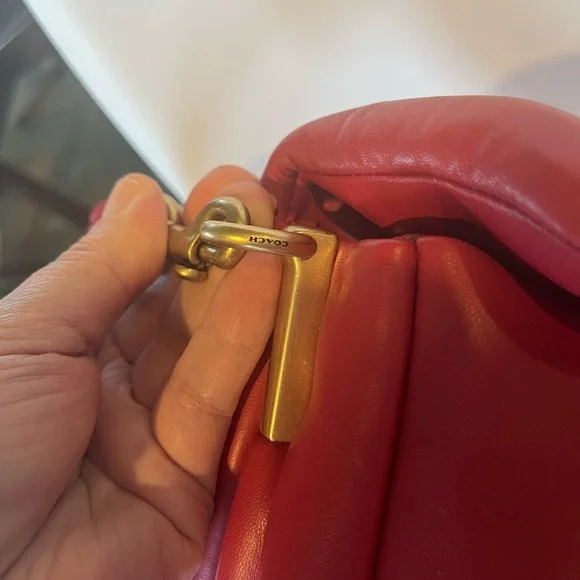 Coach Red pillow tabby 26 C0772 - Picture 11 of 13